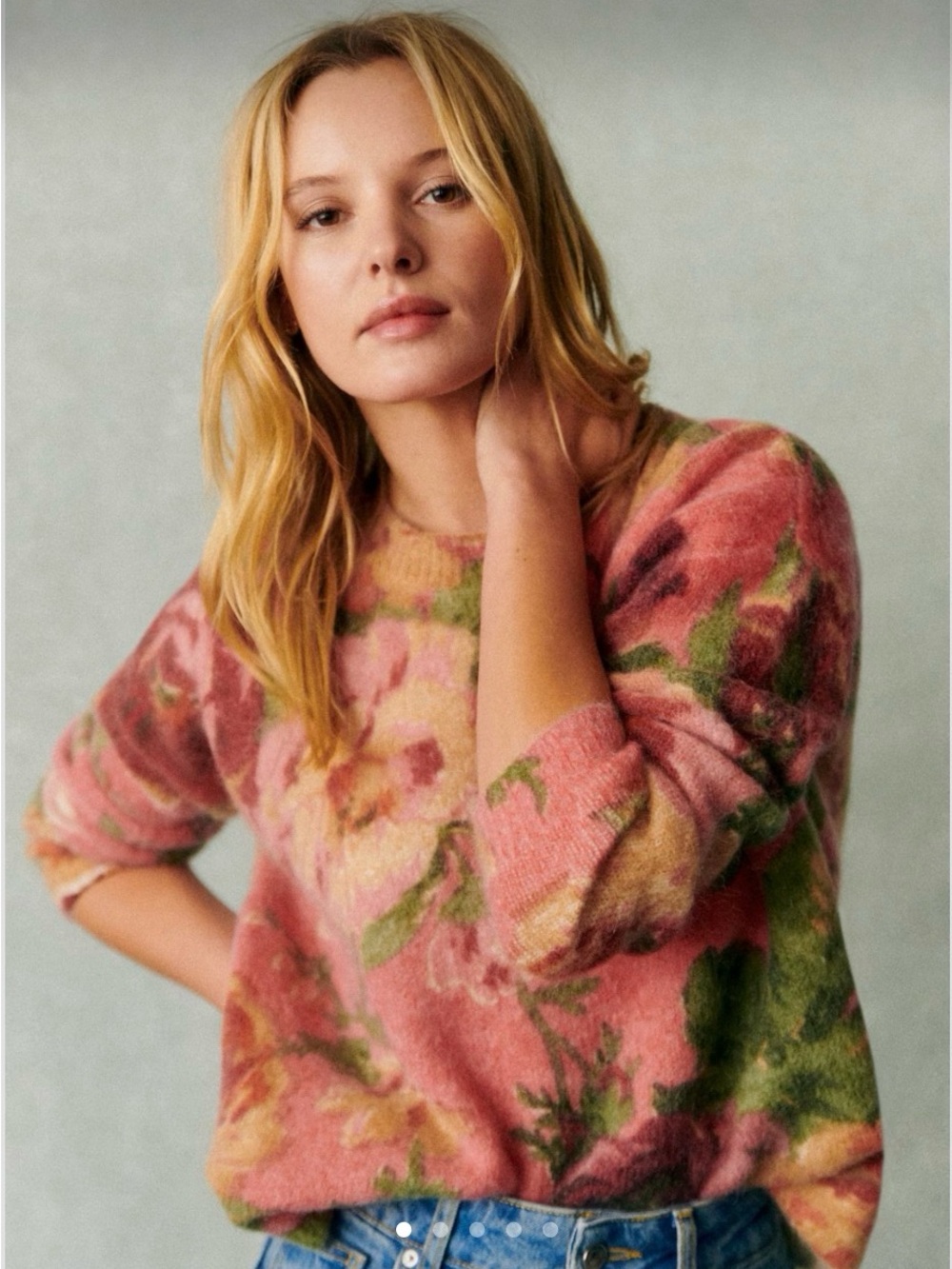 SEZANE Dioni Jumper in Almeria Print - large